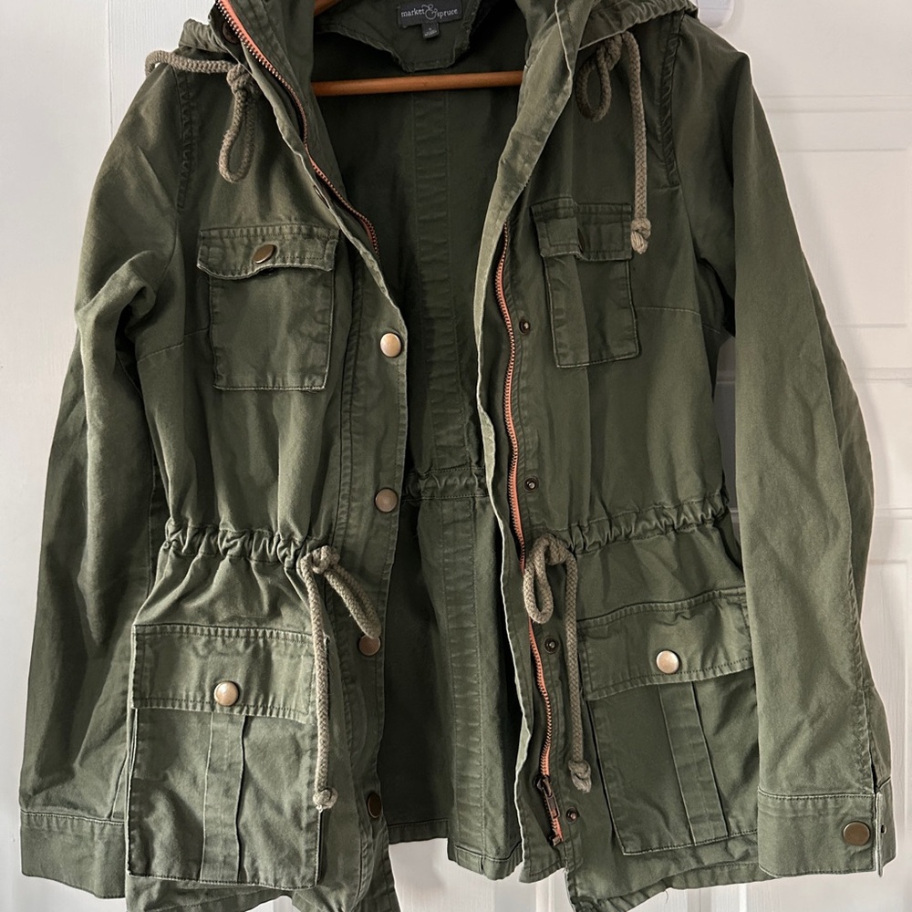 Olive Green Utility Jacket